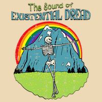 The Sound Of Existential Dread Skeleton Fun Retro Drawstring Bag