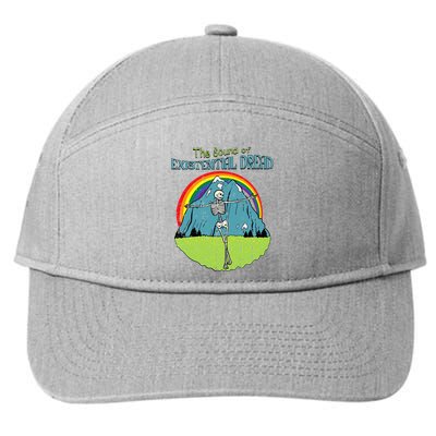 The Sound Of Existential Dread Skeleton Fun Retro 7-Panel Snapback Hat