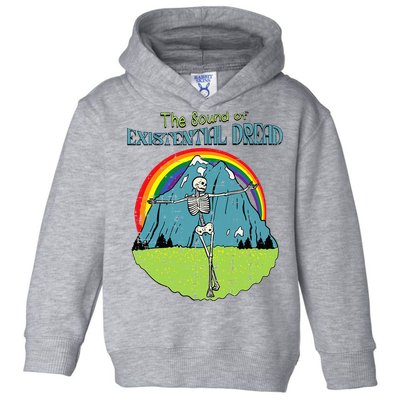 The Sound Of Existential Dread Skeleton Fun Retro Toddler Hoodie