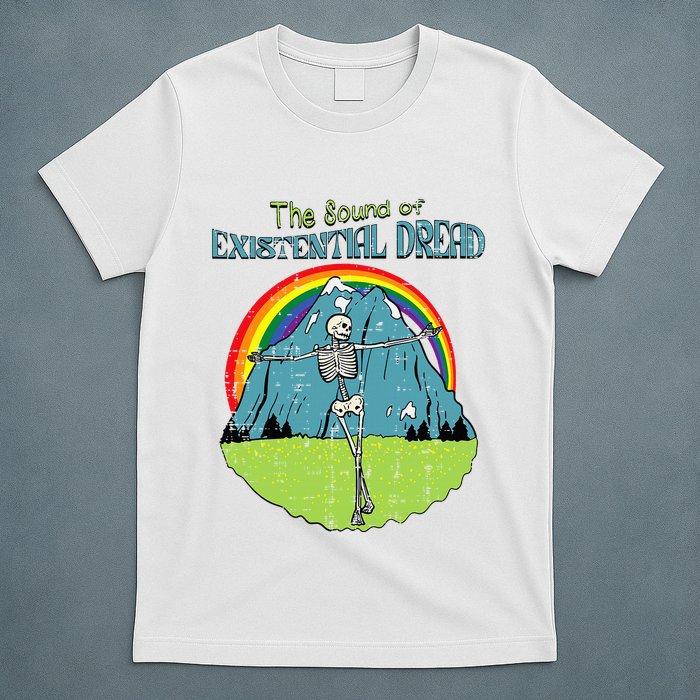 The Sound Of Existential Dread Skeleton Fun Retro T-Shirt