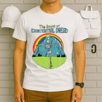 The Sound Of Existential Dread Skeleton Fun Retro T-Shirt