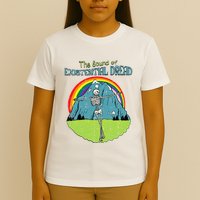 The Sound Of Existential Dread Skeleton Fun Retro T-Shirt