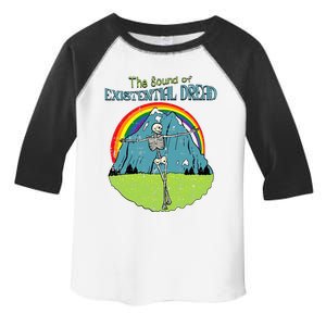 The Sound Of Existential Dread Skeleton Fun Retro Toddler Fine Jersey T-Shirt