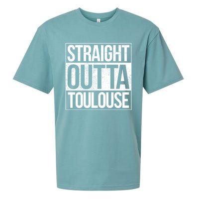 Toulouse Straight Outta Toulouse Gift Sueded Cloud Jersey T-Shirt