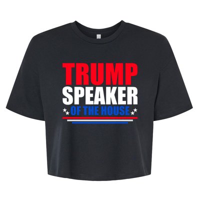 Trump Speaker Of The House Bella+Canvas Jersey Crop Tee