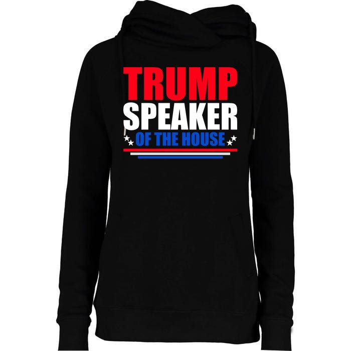 Trump Speaker Of The House Womens Funnel Neck Pullover Hood