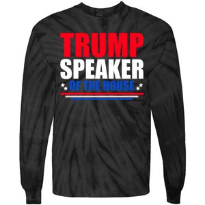 Trump Speaker Of The House Tie-Dye Long Sleeve Shirt