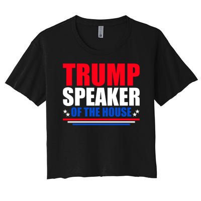 Trump Speaker Of The House Women's Crop Top Tee