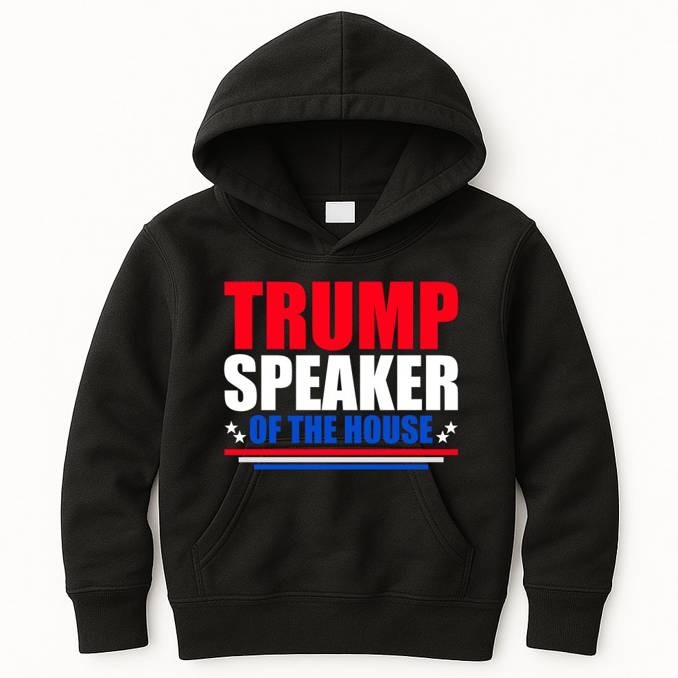 Trump Speaker Of The House Kids Hoodie