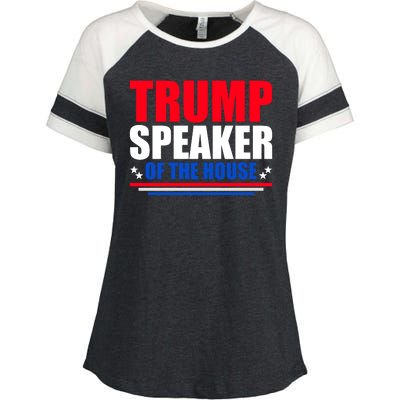 Trump Speaker Of The House Enza Ladies Jersey Colorblock Tee