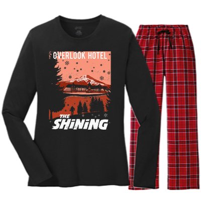 The Shining Overlook Ad Women's Long Sleeve Flannel Pajama Set 