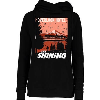 The Shining Overlook Ad Womens Funnel Neck Pullover Hood