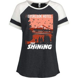 The Shining Overlook Ad Enza Ladies Jersey Colorblock Tee