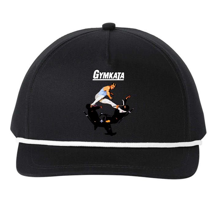 The Skill Of Gymnastics The Kill Of Karate. Snapback Five-Panel Rope Hat