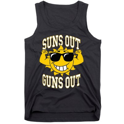 Trendy Suns Out Guns Out Cool Muscle Sun Tank Top