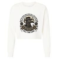 The Same Ones Who Sell The Panic Sell Cropped Pullover Crew