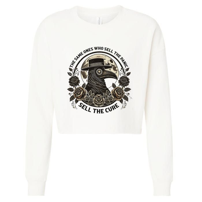 The Same Ones Who Sell The Panic Sell Cropped Pullover Crew
