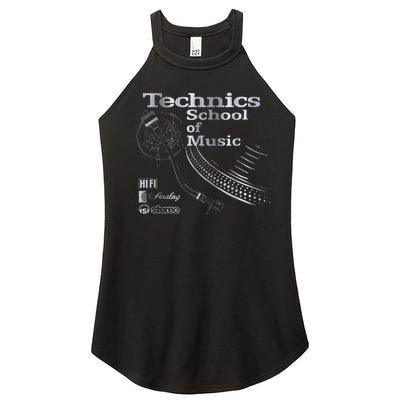 Technics School Of Music Women’s Perfect Tri Rocker Tank