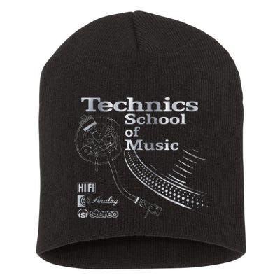 Technics School Of Music Short Acrylic Beanie