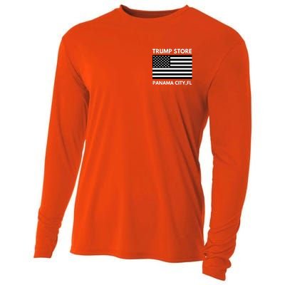 Trump Store Of Panama City Thin Blue Line Cooling Performance Long Sleeve Crew