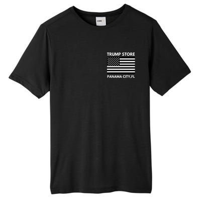 Trump Store Of Panama City Thin Blue Line Tall Fusion ChromaSoft Performance T-Shirt