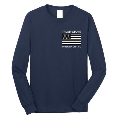 Trump Store Of Panama City Thin Blue Line Long Sleeve Shirt