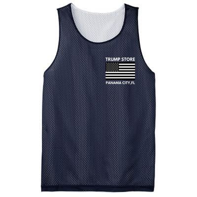 Trump Store Of Panama City Thin Blue Line Mesh Reversible Basketball Jersey Tank