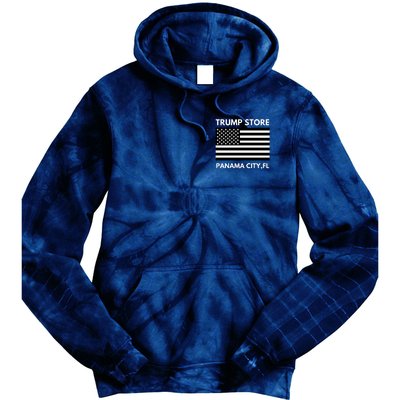 Trump Store Of Panama City Thin Blue Line Tie Dye Hoodie