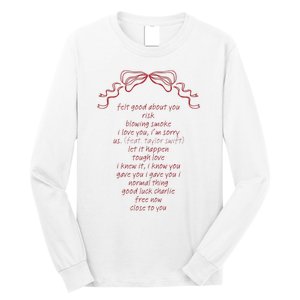 The Secret Of Us Tracklist Hoodie Gracie Abrams Long Sleeve Shirt