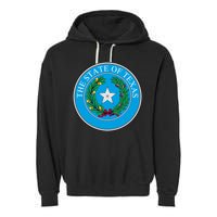 The State Of Texas Seal Garment-Dyed Fleece Hoodie