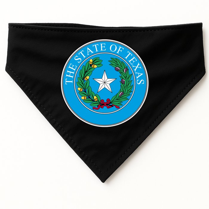The State Of Texas Seal USA-Made Doggie Bandana