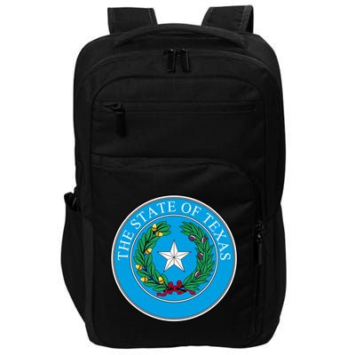 The State Of Texas Seal Impact Tech Backpack