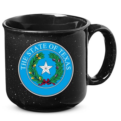 The State Of Texas Seal 15oz Campfire Ceramic Mug
