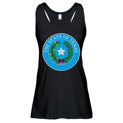 The State Of Texas Seal Ladies Essential Flowy Tank