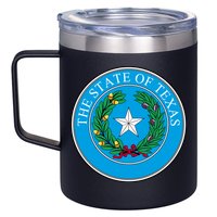 The State Of Texas Seal 12oz Stainless Steel Coffee Mug