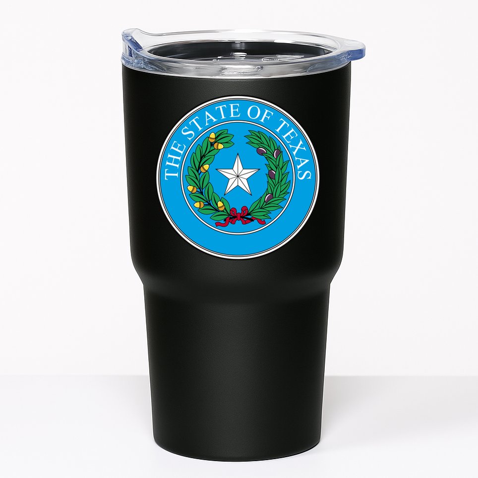The State Of Texas Seal Tumbler