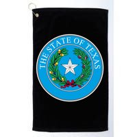 The State Of Texas Seal Golf Towel