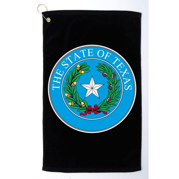 The State Of Texas Seal Golf Towel