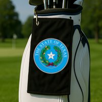The State Of Texas Seal Golf Towel
