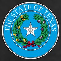 The State Of Texas Seal Golf Towel