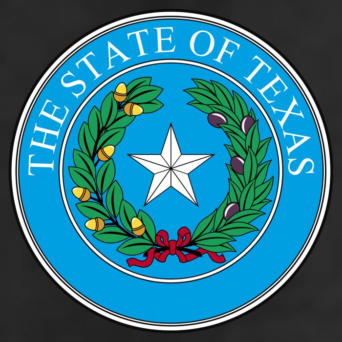 The State Of Texas Seal Golf Towel