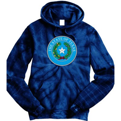 The State Of Texas Seal Tie Dye Hoodie