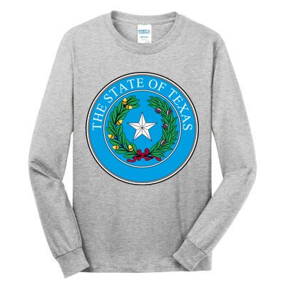 The State Of Texas Seal Tall Long Sleeve T-Shirt