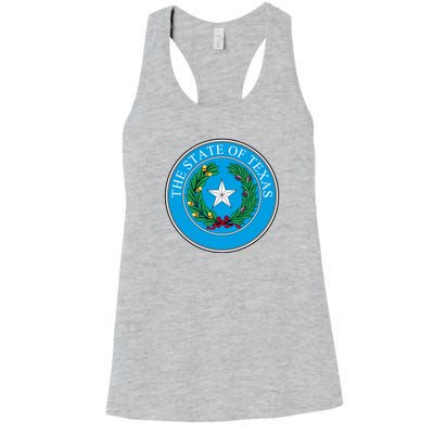 The State Of Texas Seal Women's Racerback Tank