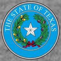 The State Of Texas Seal Kids T-Shirt