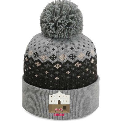 The Secret Of The Alamo The Baniff Cuffed Pom Beanie