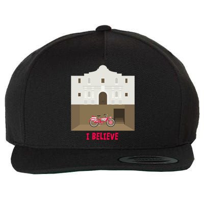 The Secret Of The Alamo Wool Snapback Cap