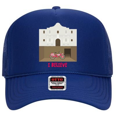 The Secret Of The Alamo High Crown Mesh Back Trucker Hat