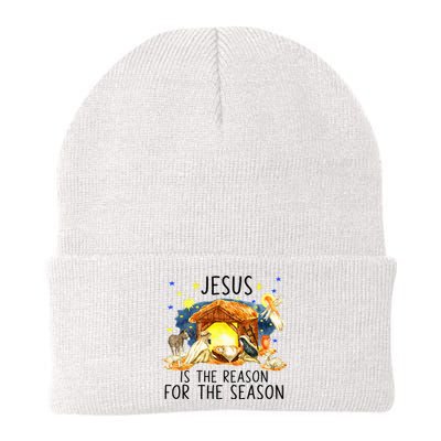 True Story of Jesus Birth Christmas Nativity Catholic Xmas  Knit Cap Winter Beanie