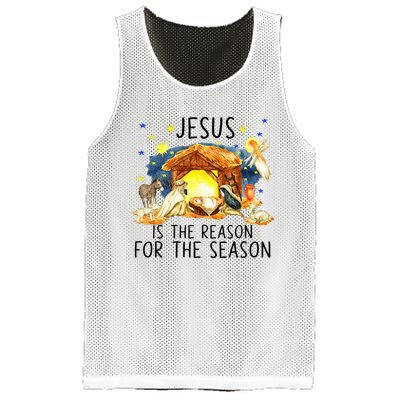 True Story of Jesus Birth Christmas Nativity Catholic Xmas  Mesh Reversible Basketball Jersey Tank